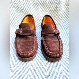BRUNO MAGLI men’s brown suede shoes size 7,5